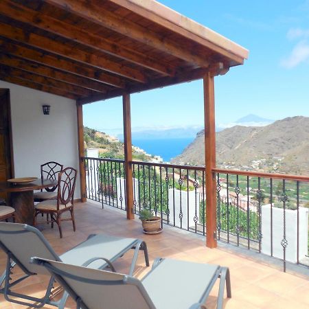 Casa La Sabina Roja 1 - Casa Con Impresionantes Vistas Sobre Hermigua Y El Mar Bagian luar foto