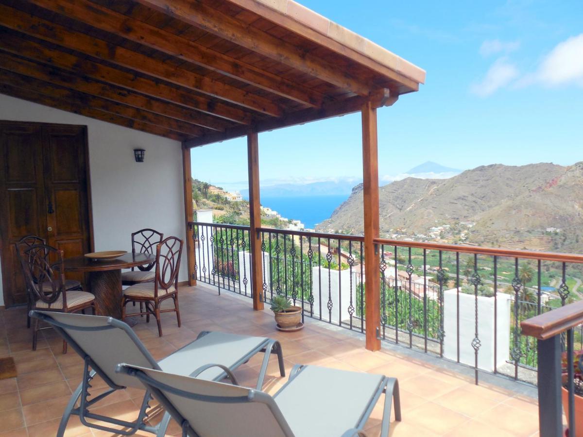 Casa La Sabina Roja 1 - Casa Con Impresionantes Vistas Sobre Hermigua Y El Mar Bagian luar foto