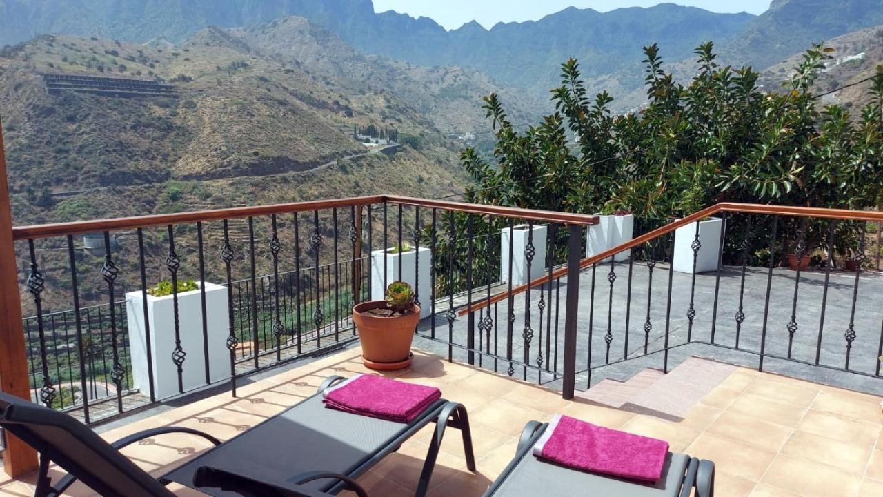 Casa La Sabina Roja 1 - Casa Con Impresionantes Vistas Sobre Hermigua Y El Mar Bagian luar foto
