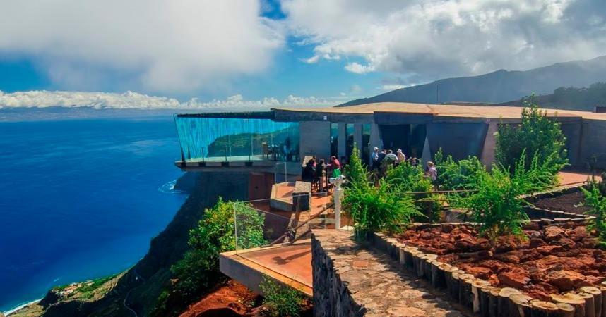 Casa La Sabina Roja 1 - Casa Con Impresionantes Vistas Sobre Hermigua Y El Mar Bagian luar foto