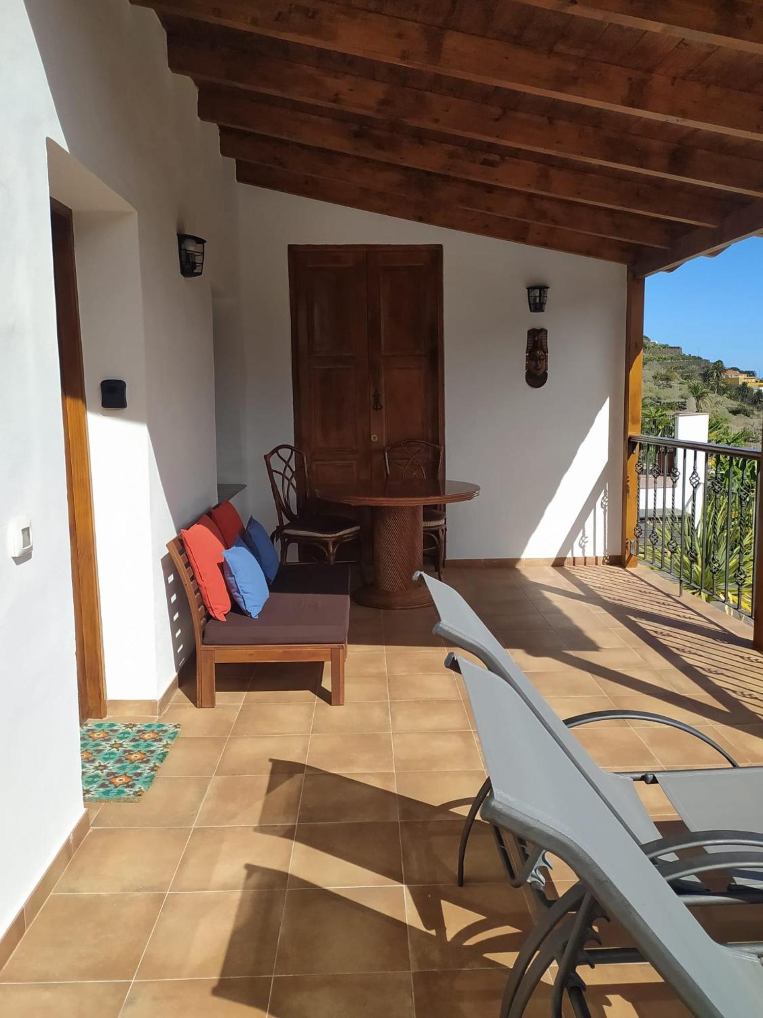 Casa La Sabina Roja 1 - Casa Con Impresionantes Vistas Sobre Hermigua Y El Mar Bagian luar foto
